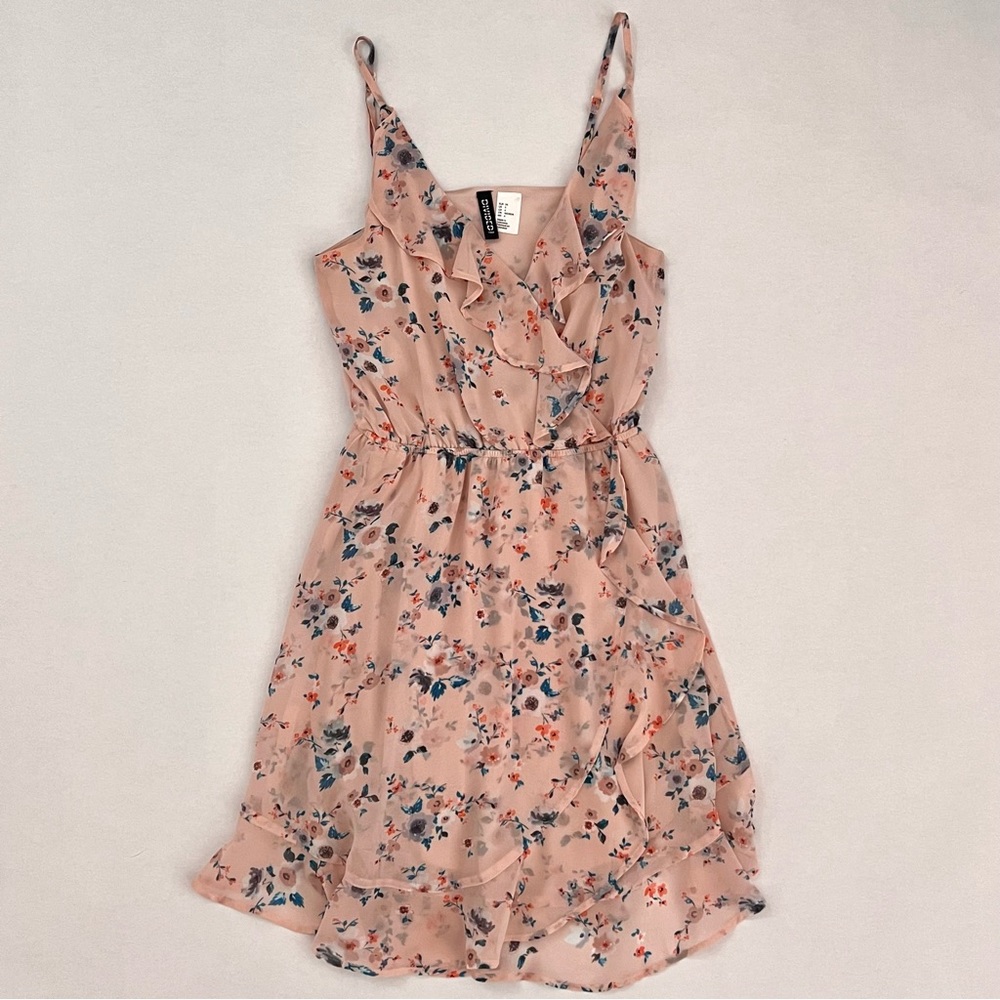 Pink Floral Summer Dress